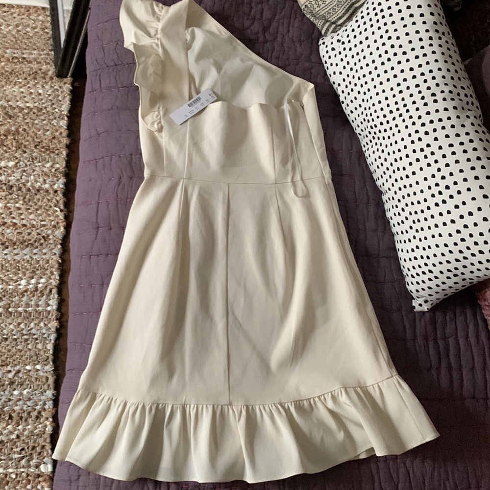 ๐ค๐ J.CREW One-Shoulder Ruffle Dress - Picture 10 of 11